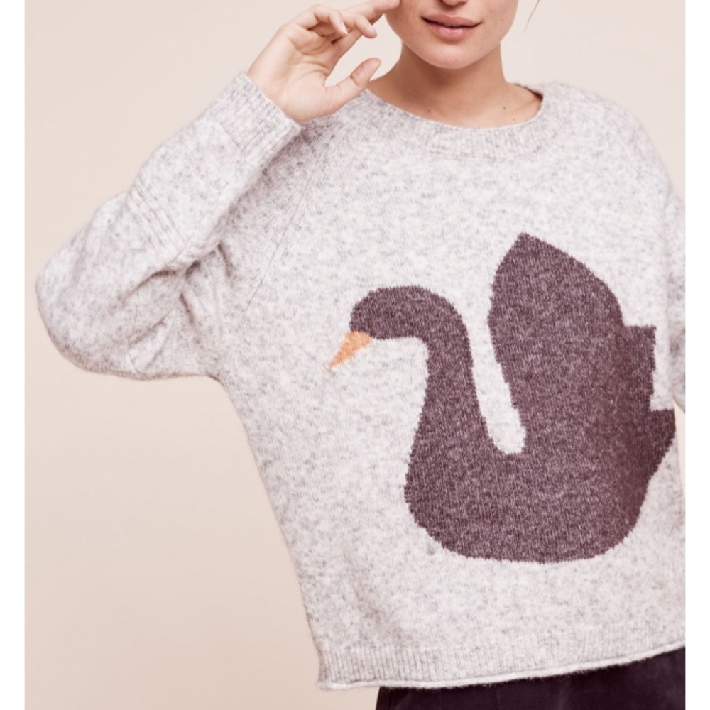 Swan sweater by Anthropologie
